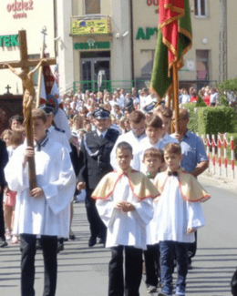 PROCESJA NA BOŻE CIAŁO